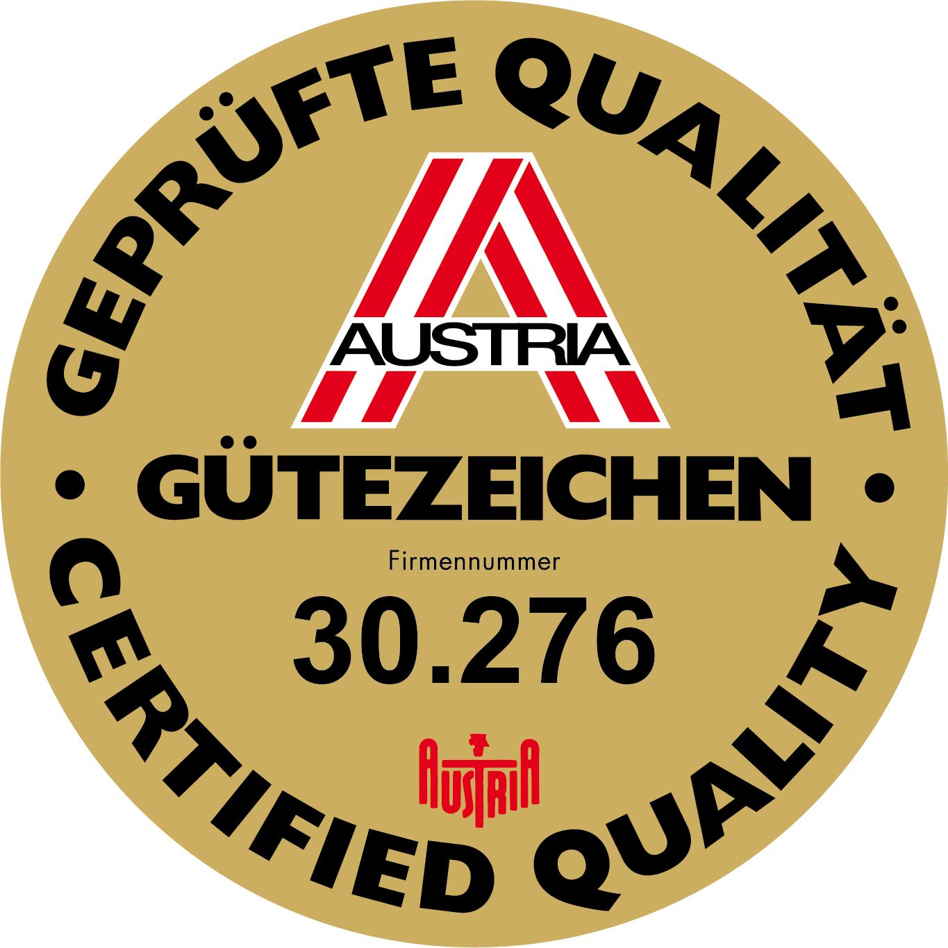 Austria Quality Seal No. 30.276